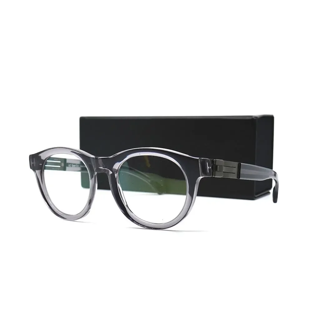 NEW IC! BERLIN GLEN GREY TRANSPARENT AUTHENTIC EYEGLASSES FRAME - Picture 12 of 13